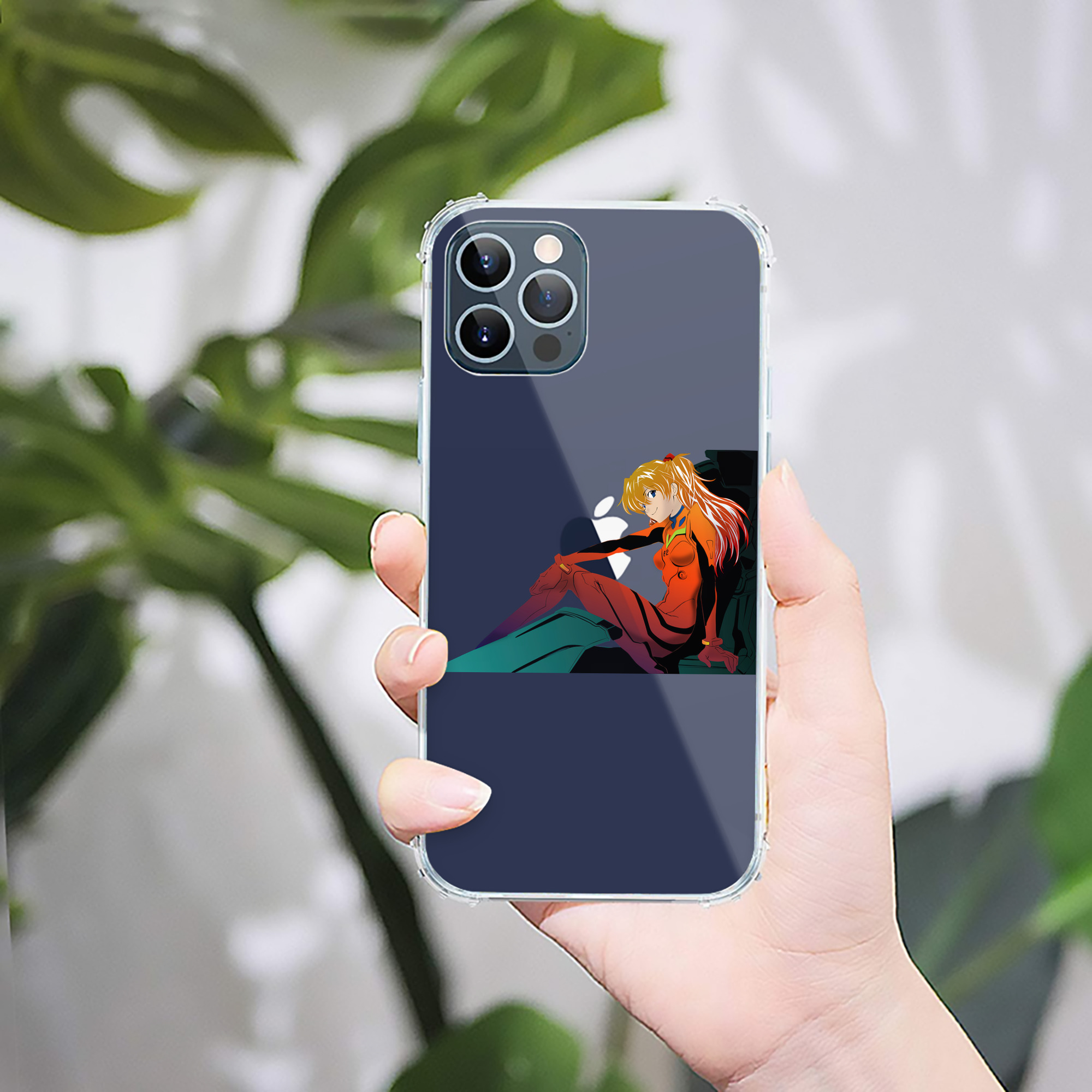（画像用） EVA 新世紀エヴァンゲリオン 【iPhone 12シリーズ対応】透明スマホケース（クリアソフトケース）